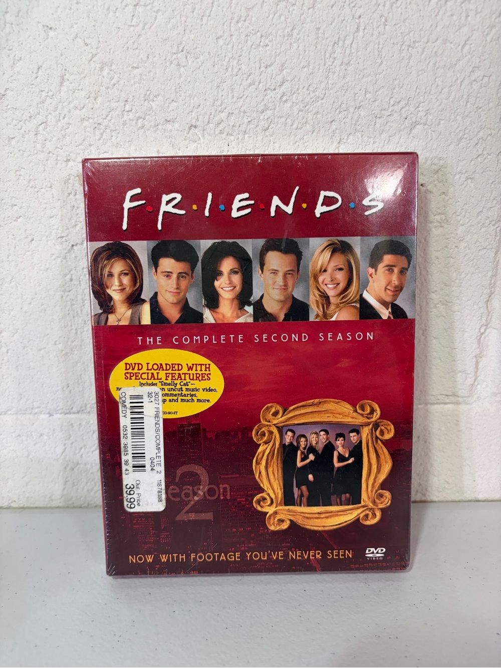 NEW Friends Season 2 Deluxe 4-Disc DVD Complete Season Box Set w/ Extra Footage